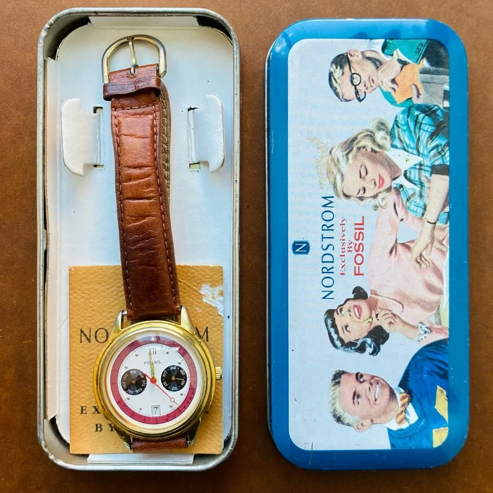 1993 FOSSIL CHRONOGRAPH WATCH TG-4007(000685)